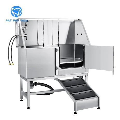 304 Stainless Steel Grooming Bathtub with Ramp